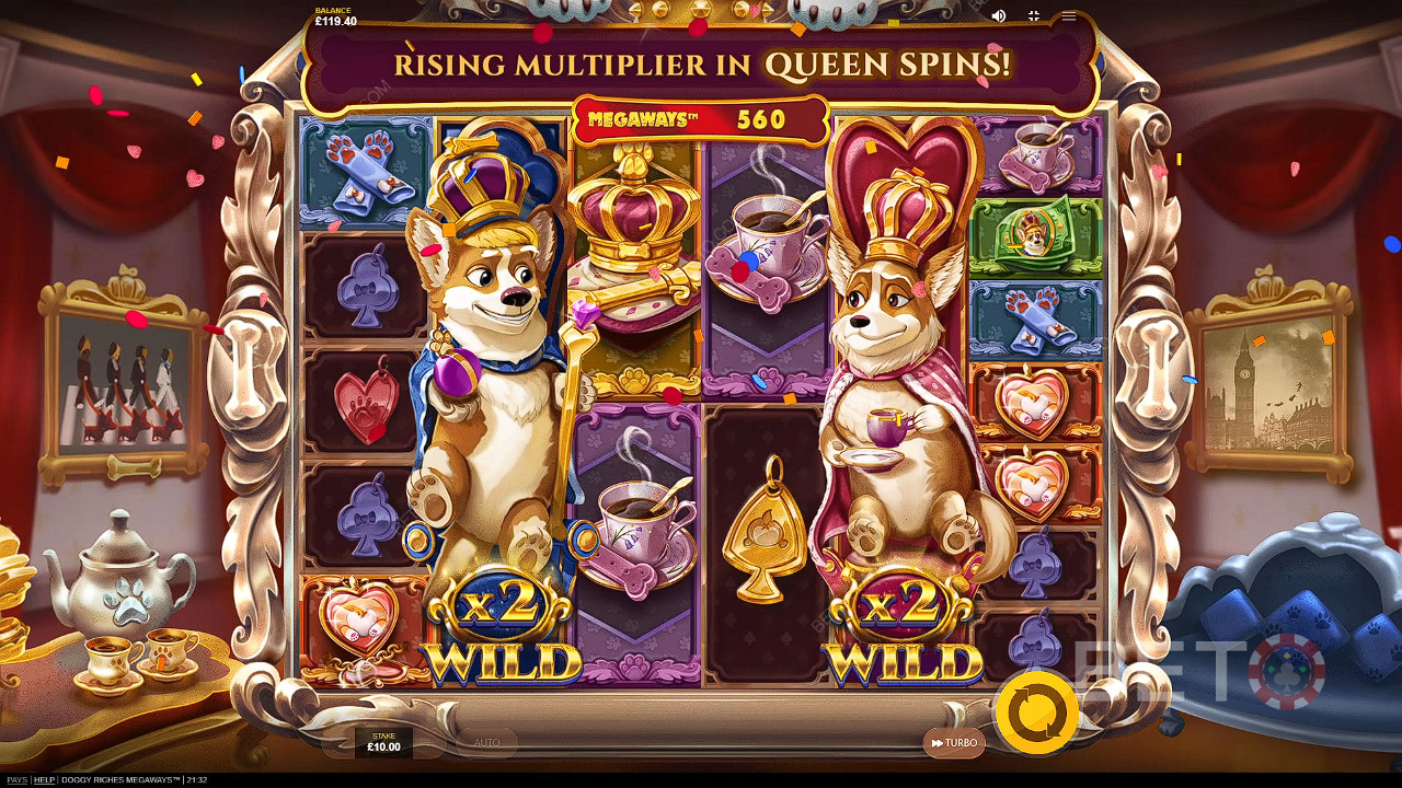 Sticky Wild Supers stay put during your Free Spin bonanza