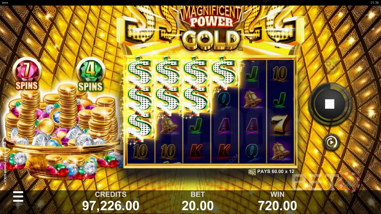 Magnificent Power Gold Review by BETO Pokies