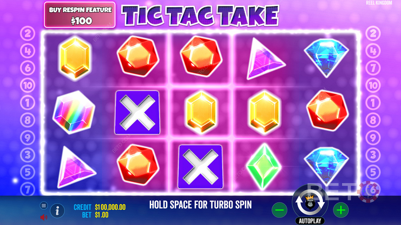 Skip the grind and trigger the Respin feature with the Bonus Buy option