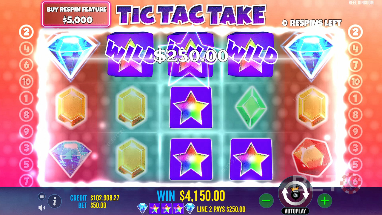 Snag Sticky Wilds and Respins with O