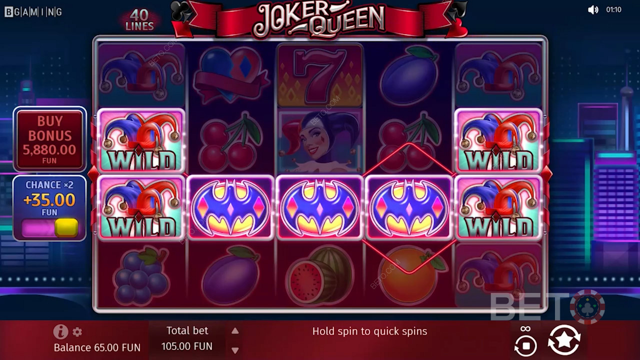 Snag 3+ Bonus symbols to kick off the Free Spins round