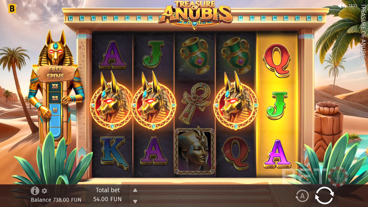 Treasure of Anubis Review by BETO Pokies