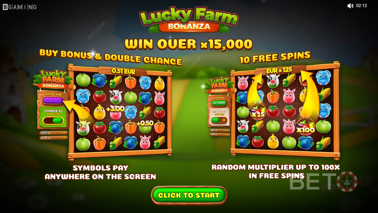 Score Big with Multipliers, Double Chance, and Free Spins in Lucky Farm Bonanza