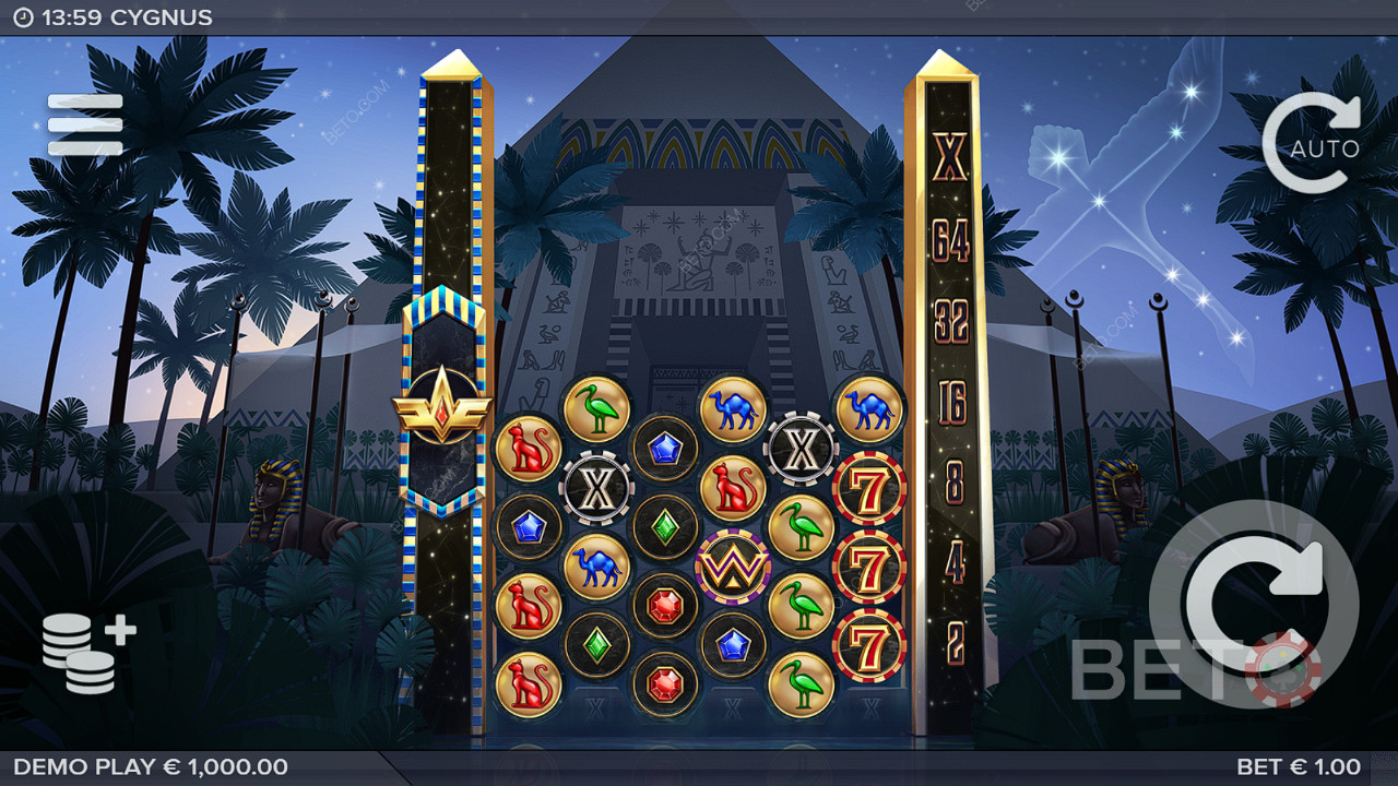 Experience a ripper layout in the Cygnus pokie from ELK Studios