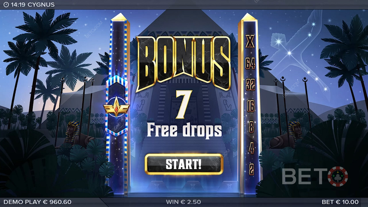Score 7 Free Falls with a Rising Win Multiplier