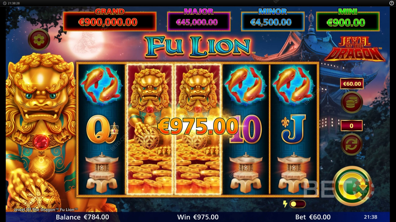 Jewel of the Dragon Fu Lion Review by BETO Pokies