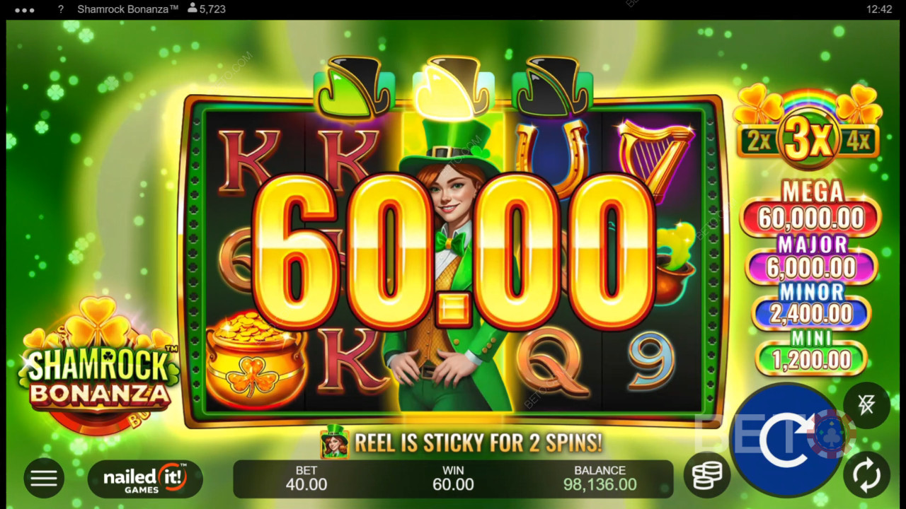 Score 5,340x Your Wager in the Shamrock Bonanza Pokie!