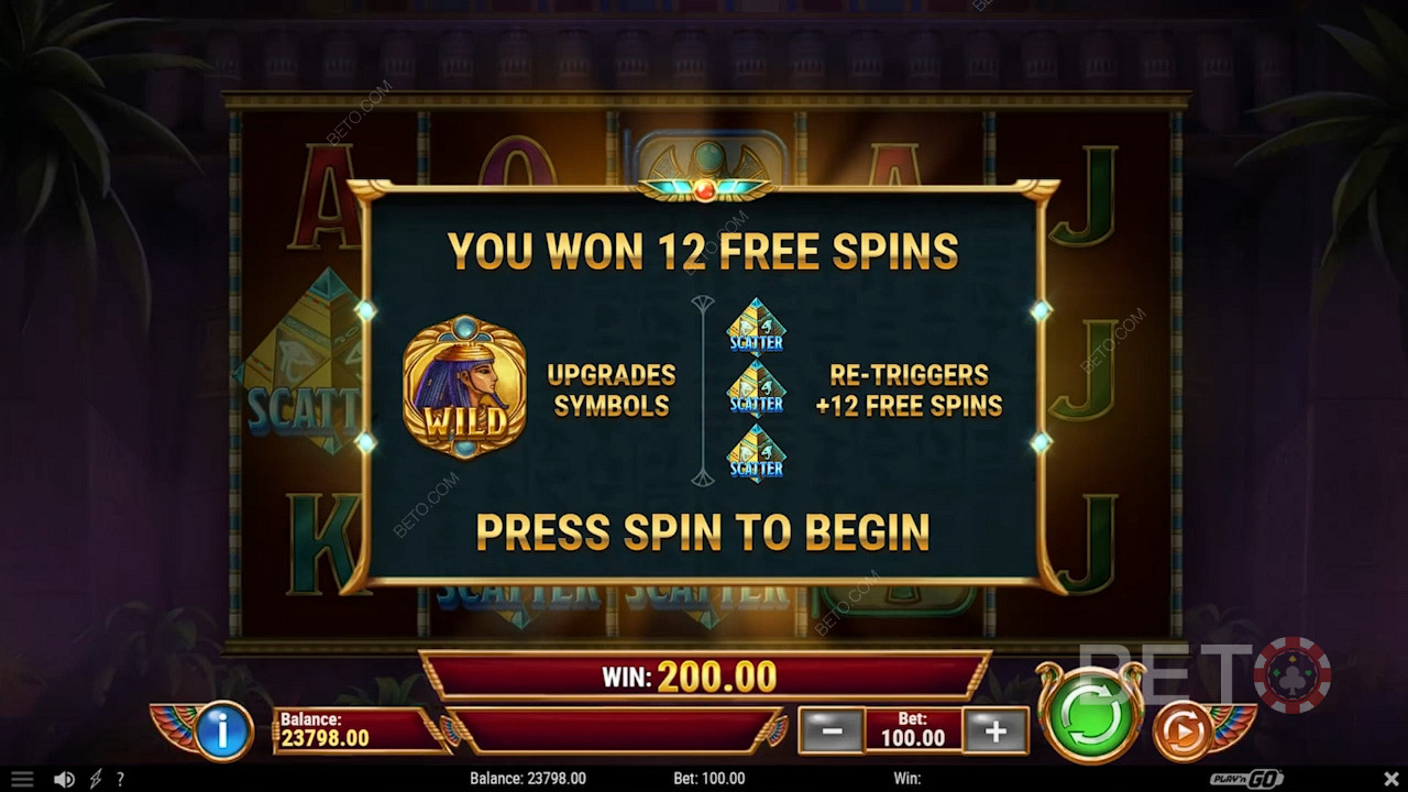 Crack the Free Spin bonus for 12 Free Spins, re-trigger up to 150 Free Spins