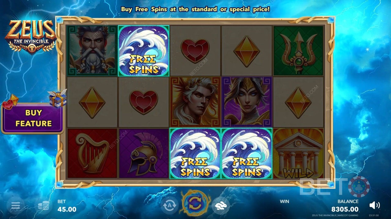 Zeus The Invincible Review by BETO Pokies