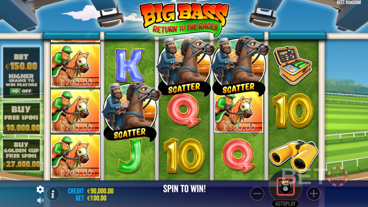 Big Bass Back at the Track: BETO Pokies Review