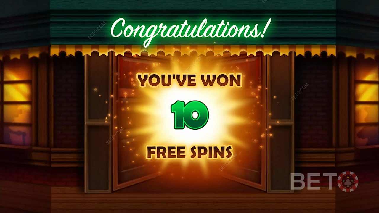 Score 10 to 30 Free Spins and boost 