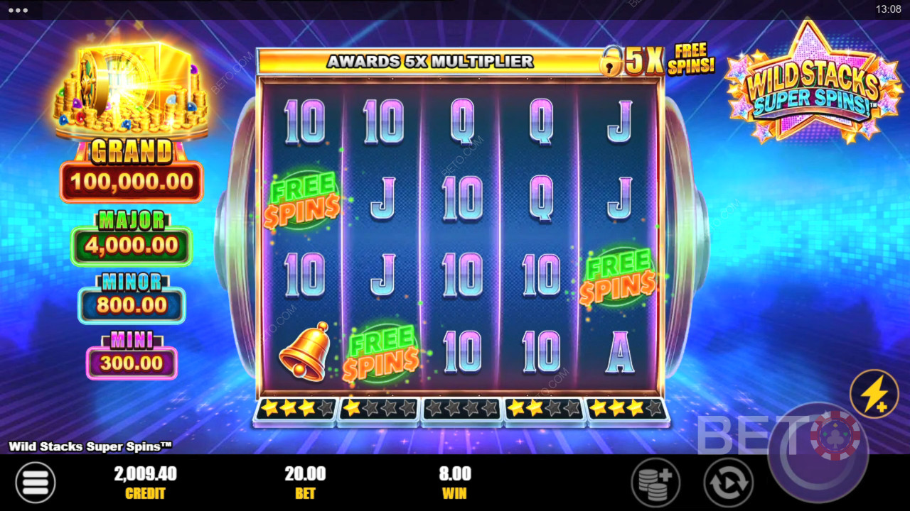 Wild Stacks Super Spins Review by BETO Pokies