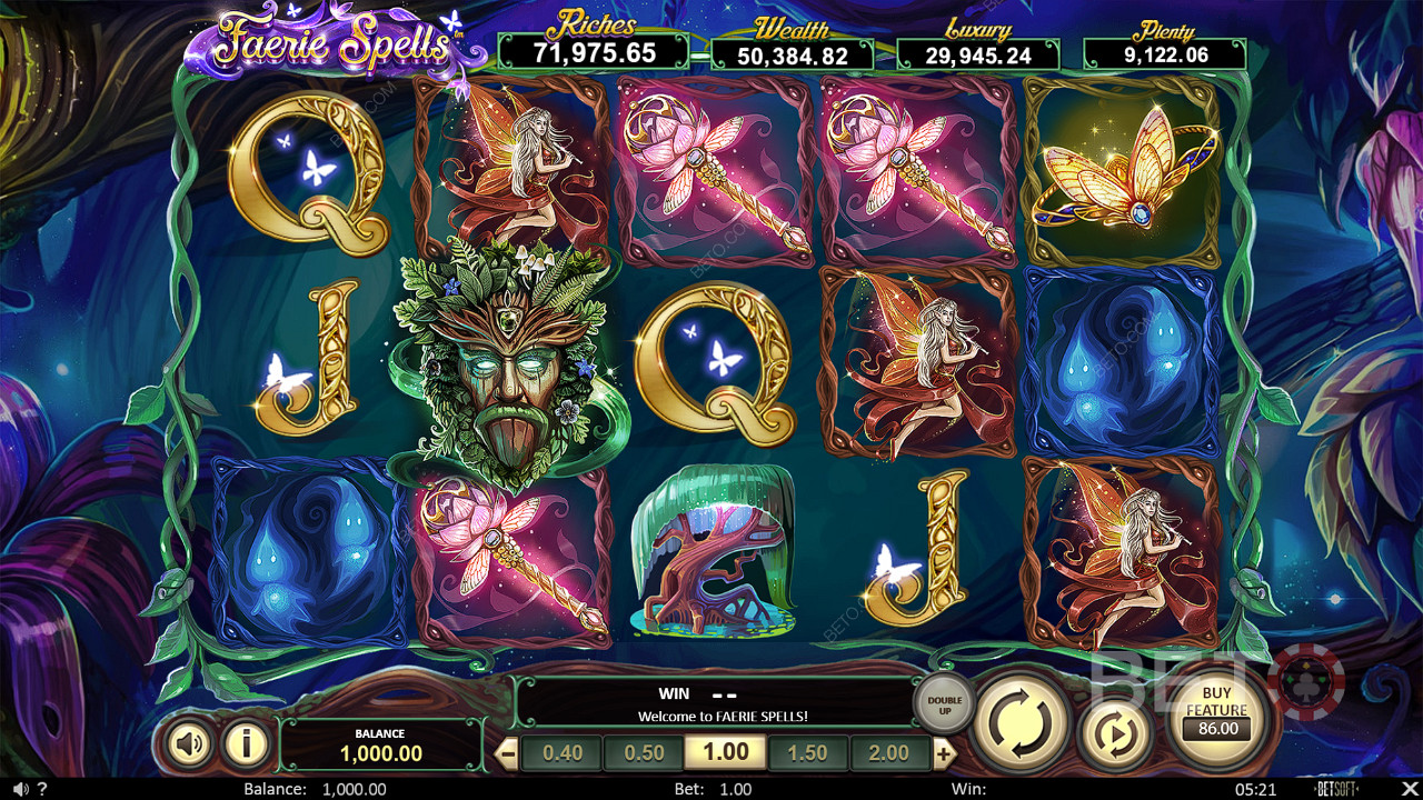 Dive into a ripper theme with the Faerie Spells online pokie