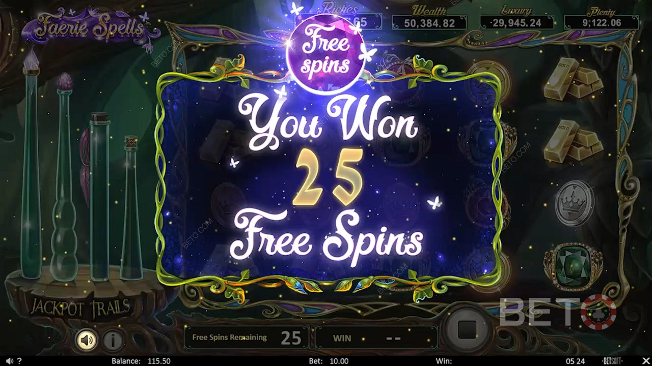 Snag up to 25 Free Spins with a chance at Jackpot wins