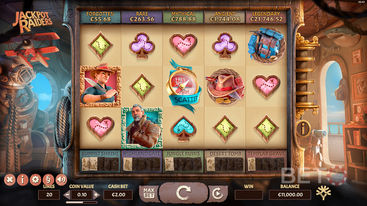 Five Progressive Jackpots up for grabs in the Ripper Jackpot Free Spins