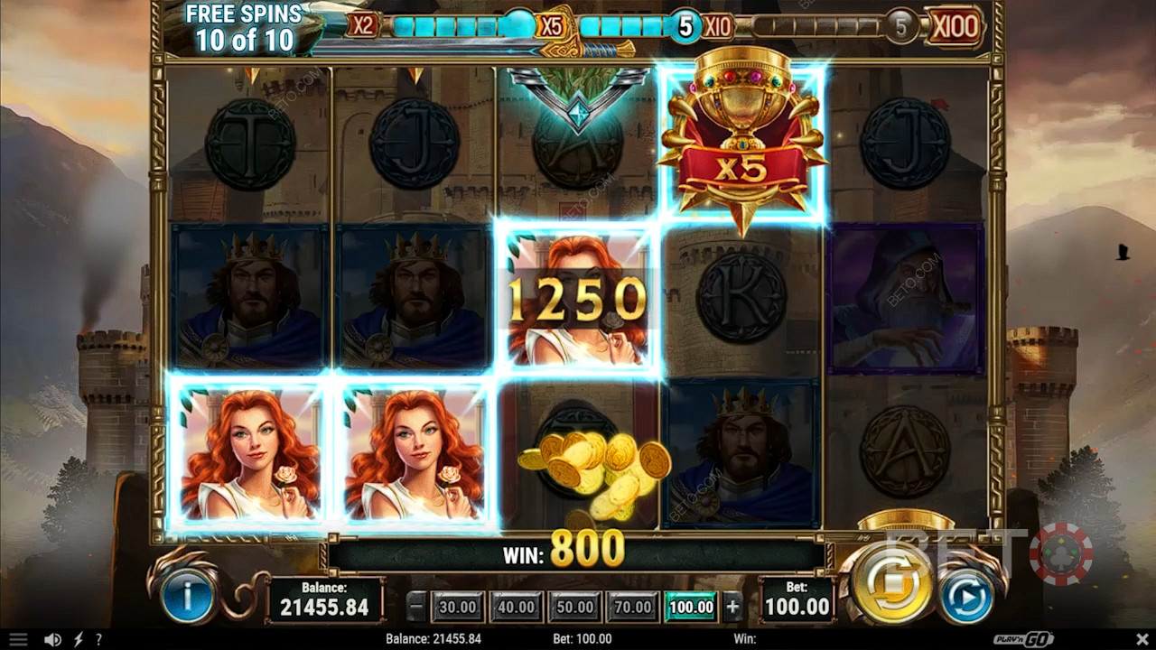 Multiplier Wilds in Free Spins boost your winning chances
