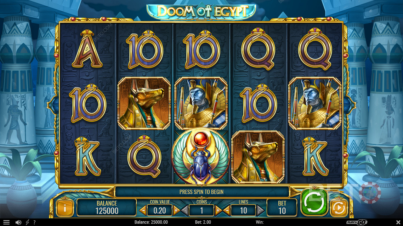 Dive into the mystique of ancient Egypt in this pokie
