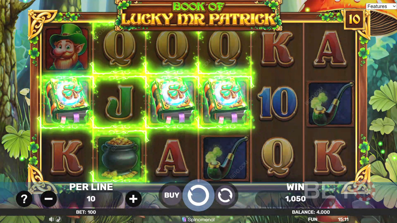 Book of Lucky Mr Patrick Review by BETO Pokies
