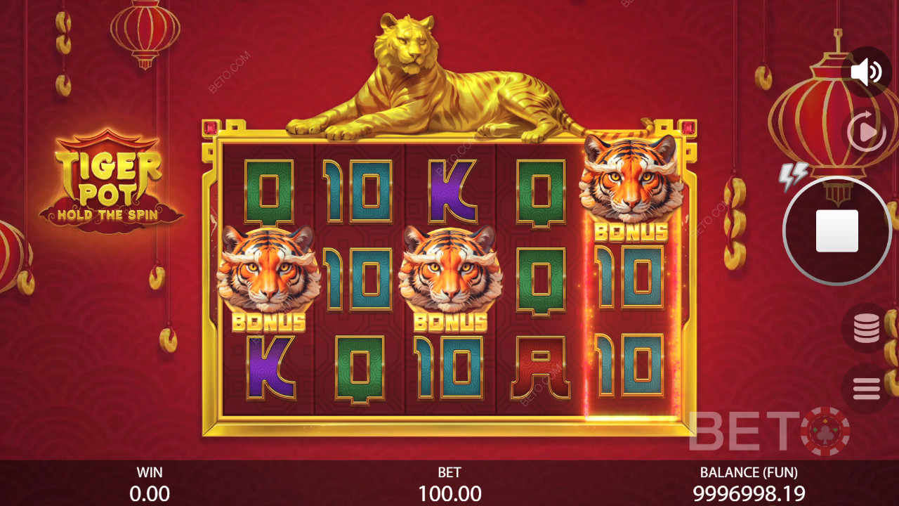 Tiger Pot: Hold The Spin Review by BETO Pokies