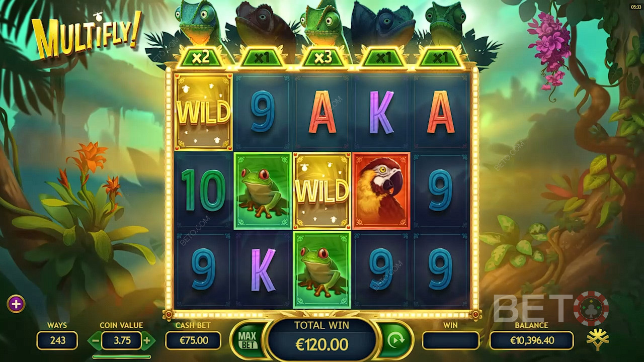 Boost your wins with wild multipliers in MultiFly pokies