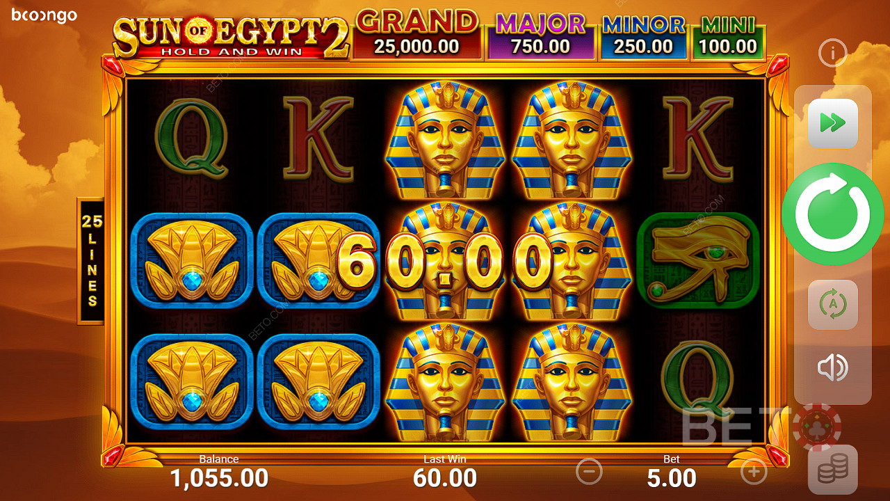 Snag easy wins with Pharaoh Wilds in this Aussie pokie