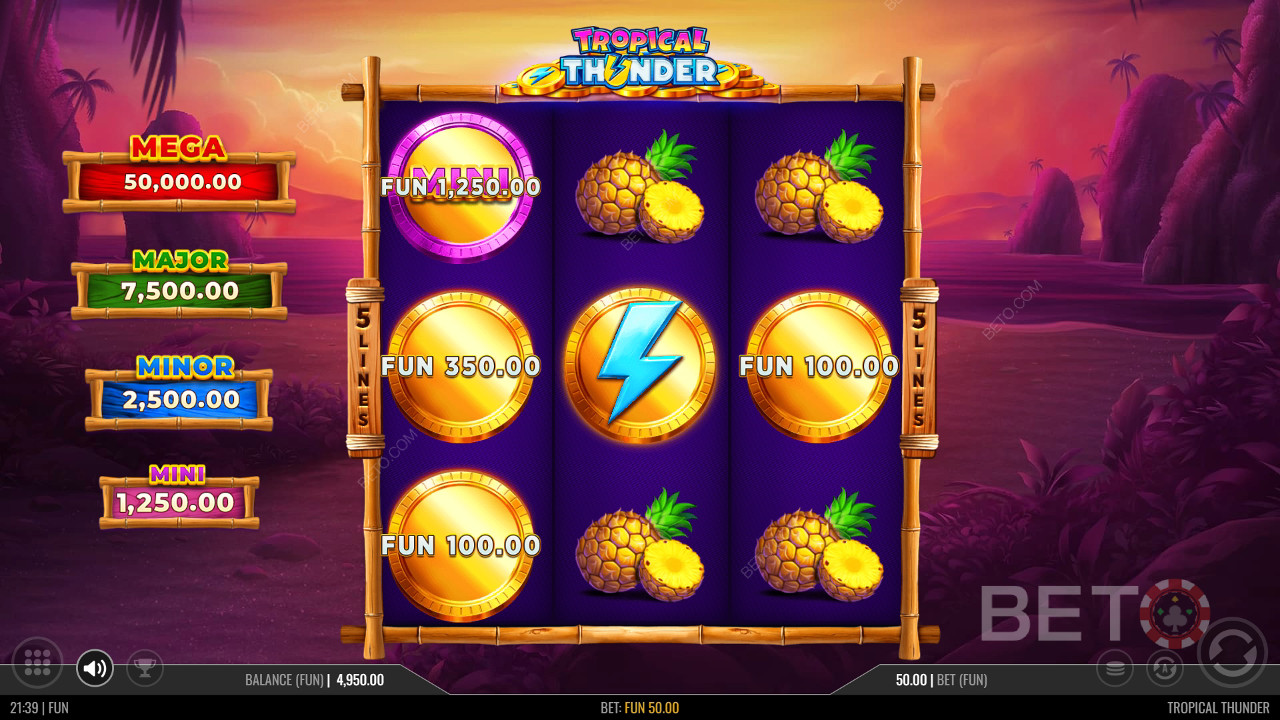 Tropical Thunder Review by BETO Pokies