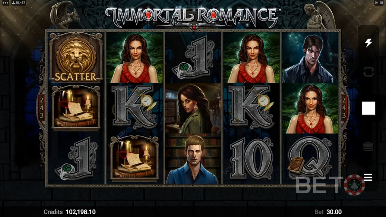 Sink your fangs into the classic Immortal Romance pokie