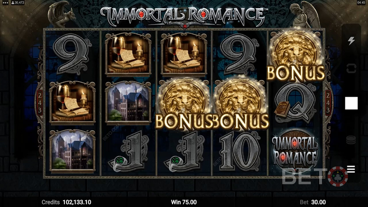 Score 3+ bonus icons to unlock Free Spins round