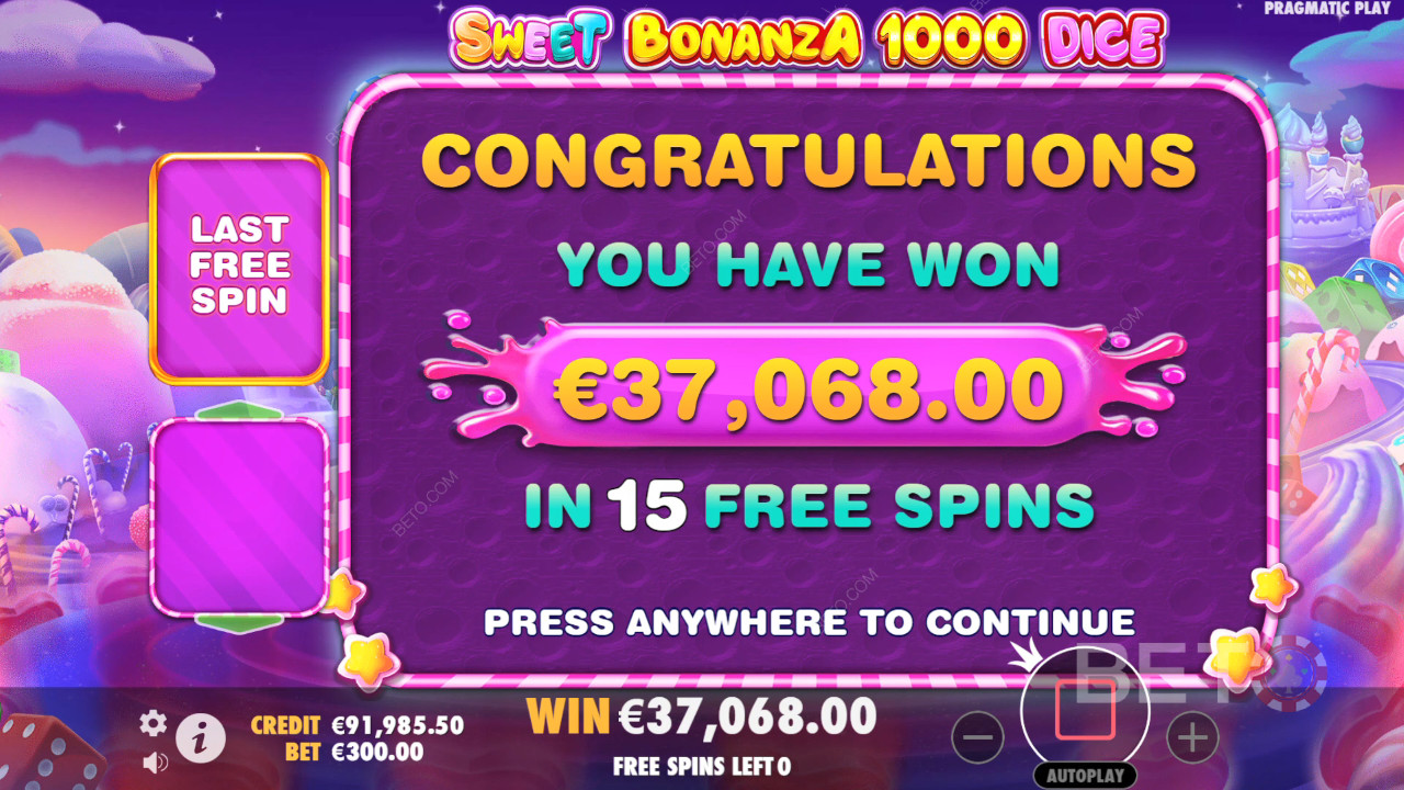 Score Big with Sweet Bonanza 1000 Dice: Jackpots up to 25,000x!