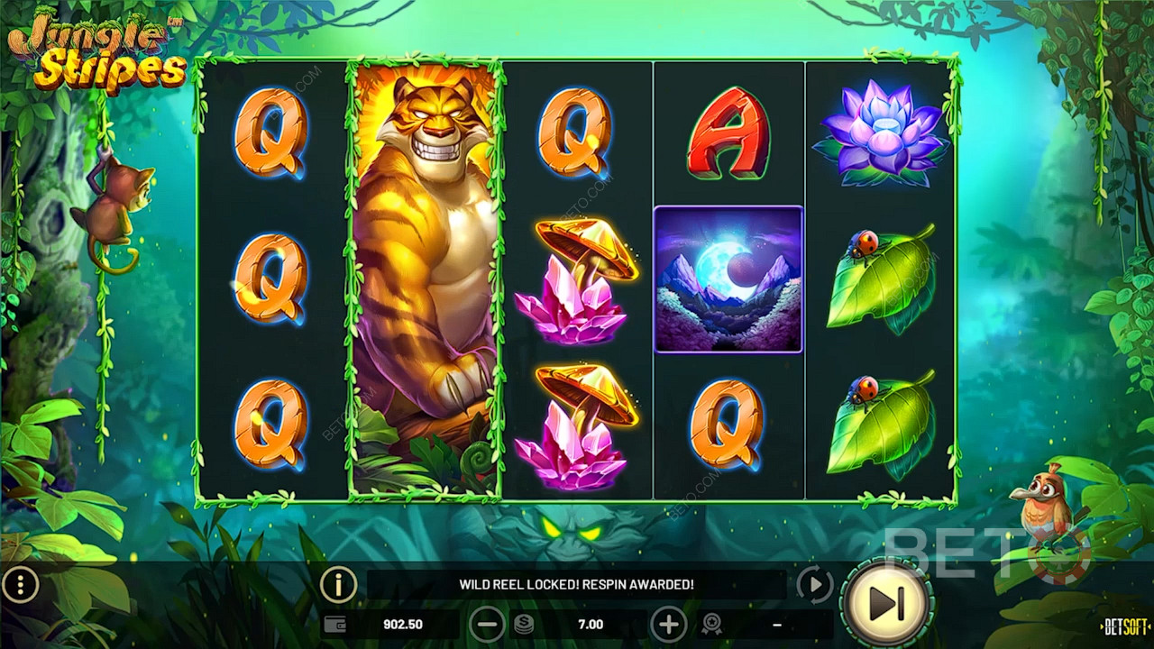 Jungle Royalty Wilds dish out ripper wins in Jungle Stripes pokie game