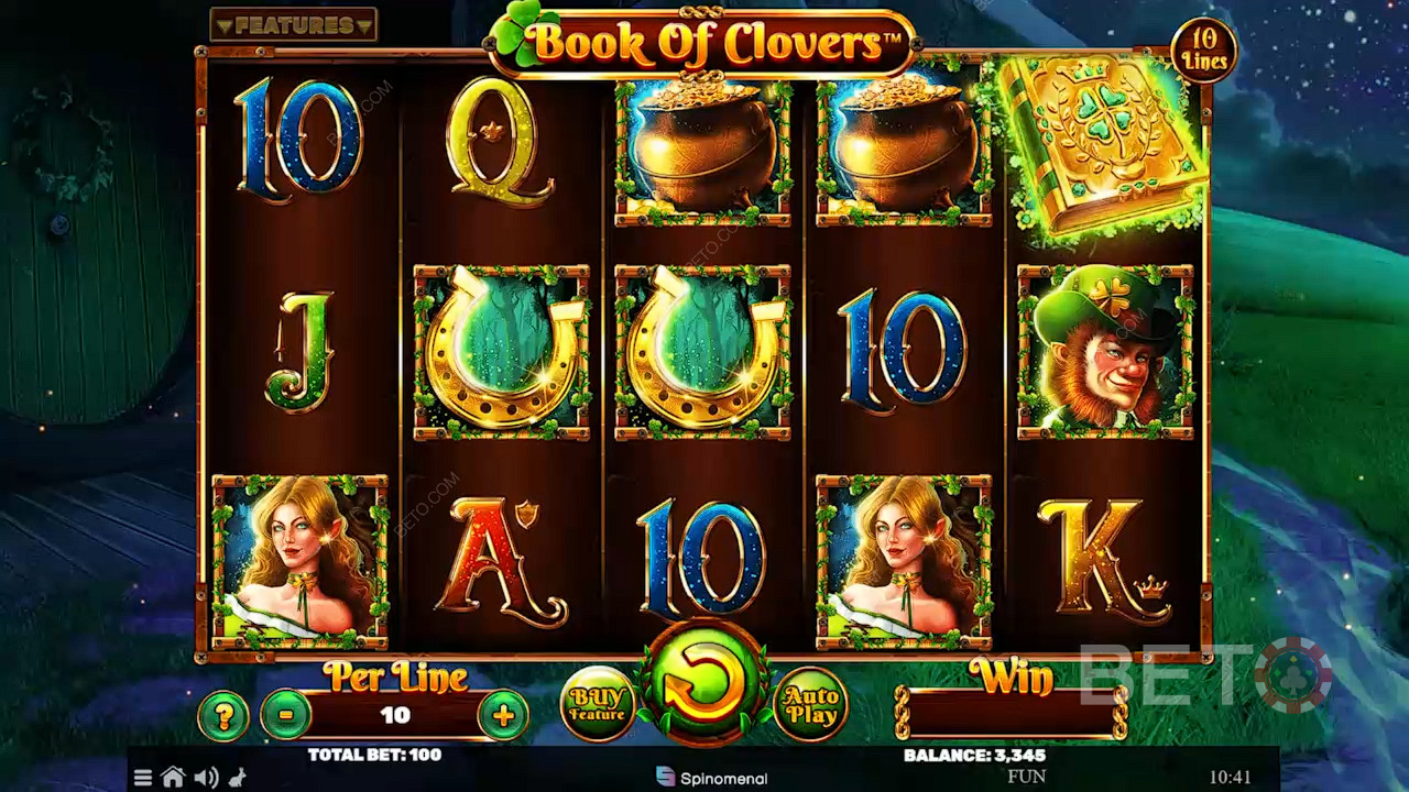 This pokie boasts a 95.90% Return to Player and high volatility