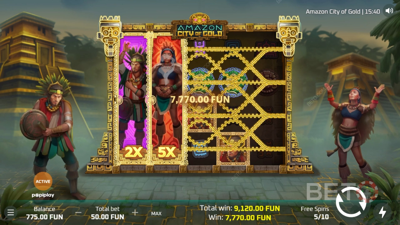Amazon City Of Gold Review by BETO Pokies