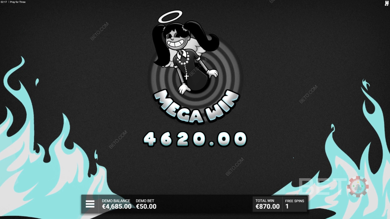 Win 13,333x Your bet in the Pray For Three Pokie Machine!
