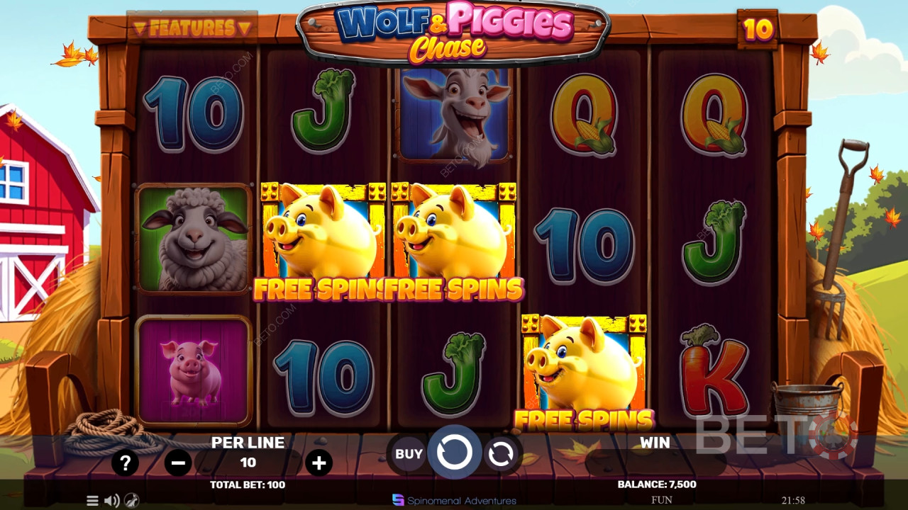 Wolf & Piggies Chase Review by BETO Pokies