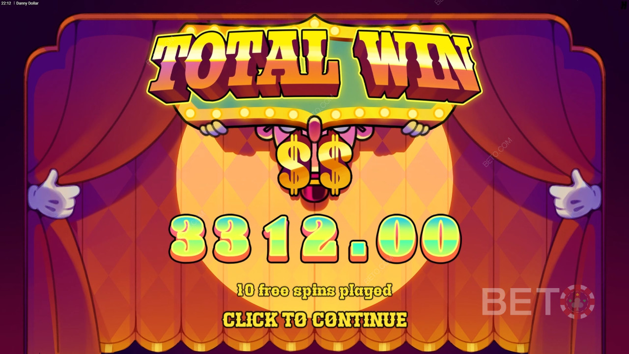 Win 12,500x Your bet in the Danny Dollar Pokie Machine!