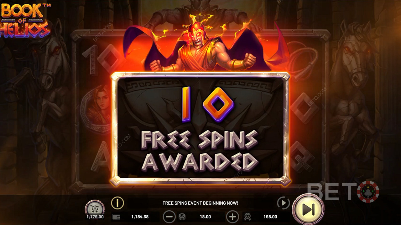 Score 10 Free Spins with 2 Expanding symbols