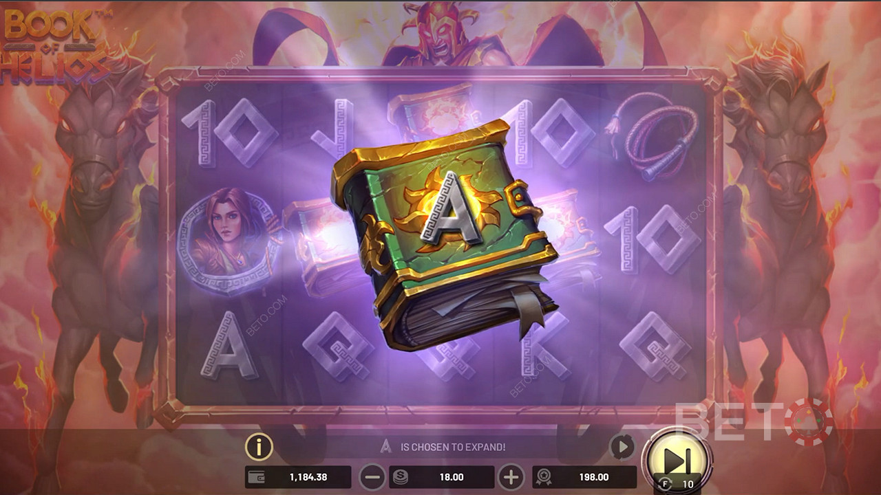 Any symbol can become the Expanding icon during Free Spins