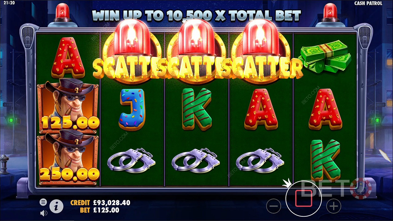 Snag three or more Scatter symbols to unlock Free Spins and score ripper bonuses