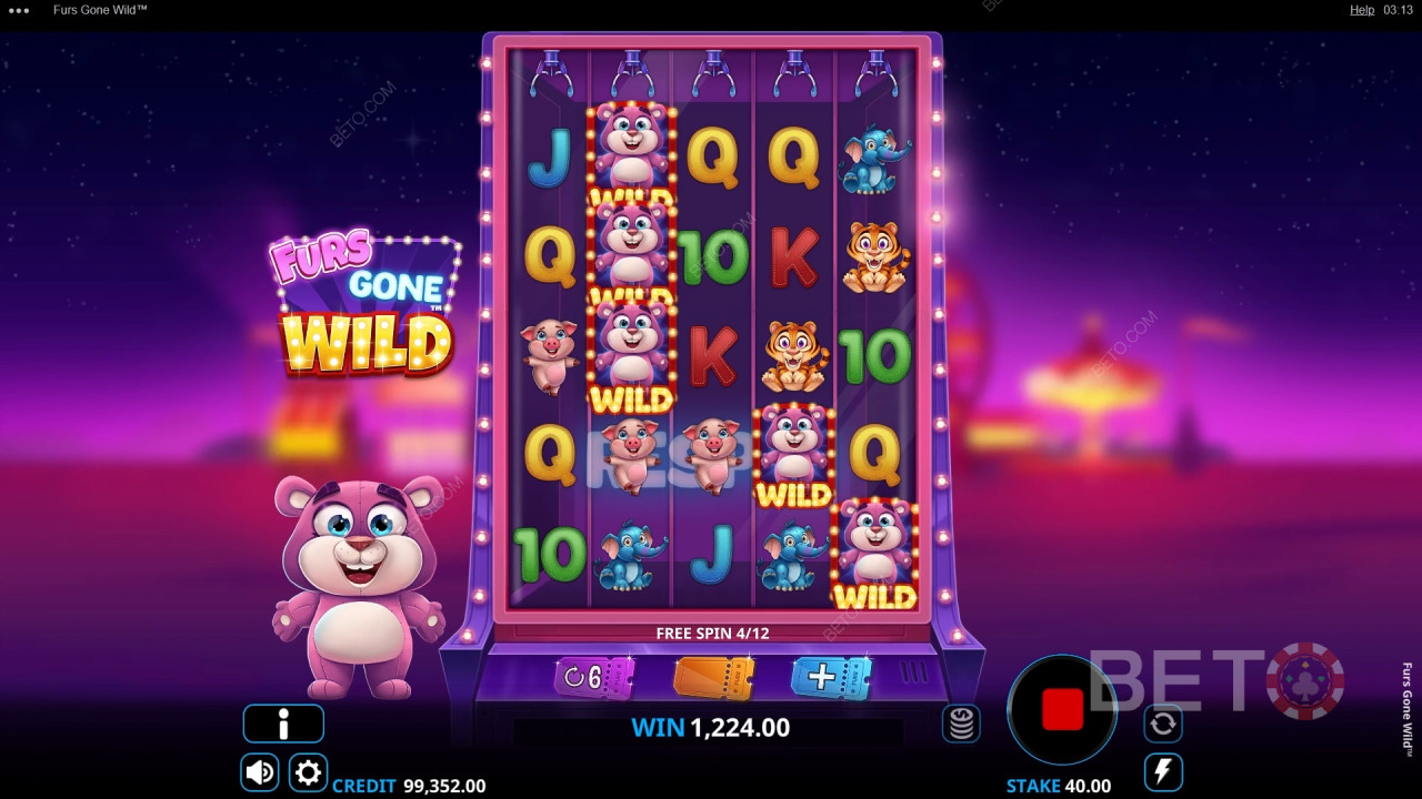 Furs Gone Wild Review by BETO Pokies