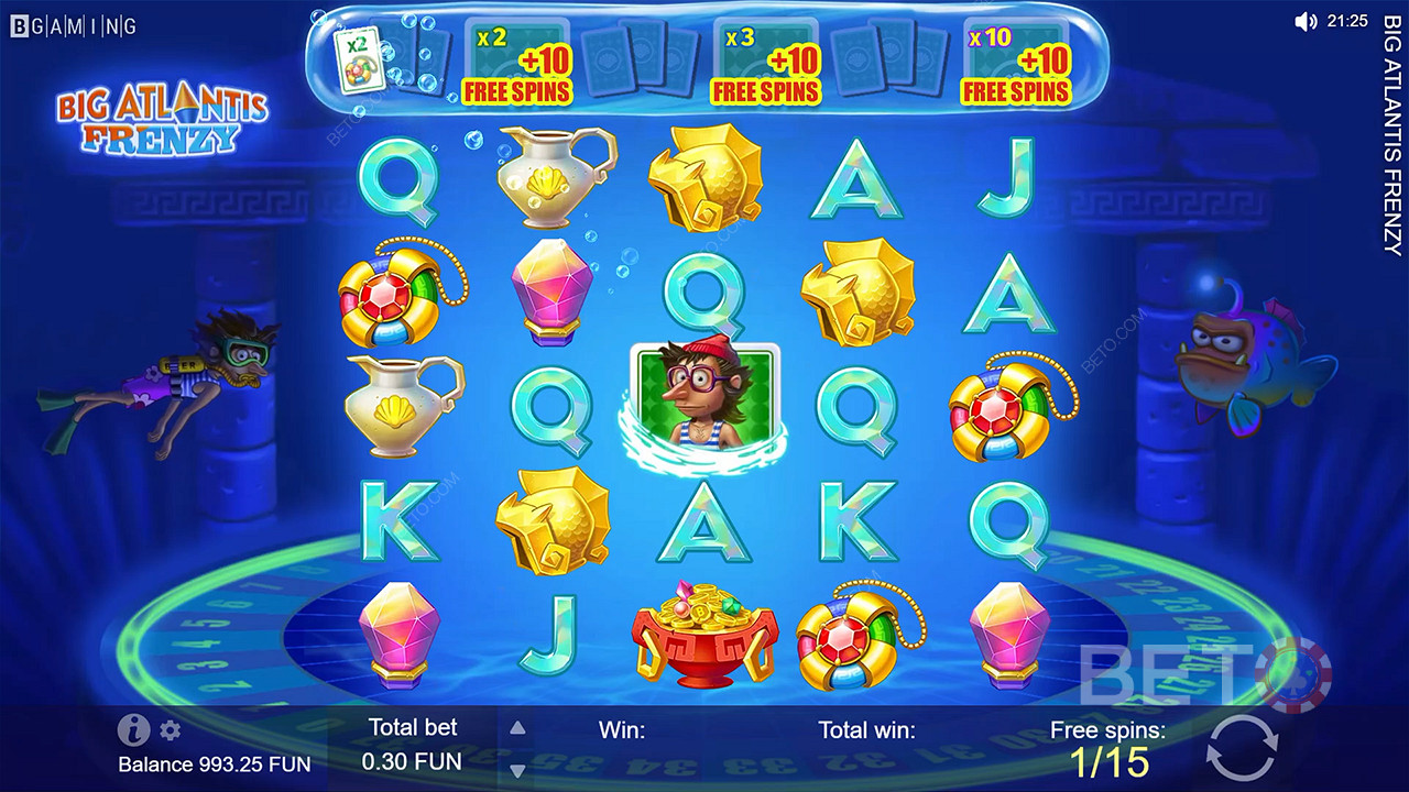 Every 4th Wild boosts Free Spins and bumps up the Win Multiplier