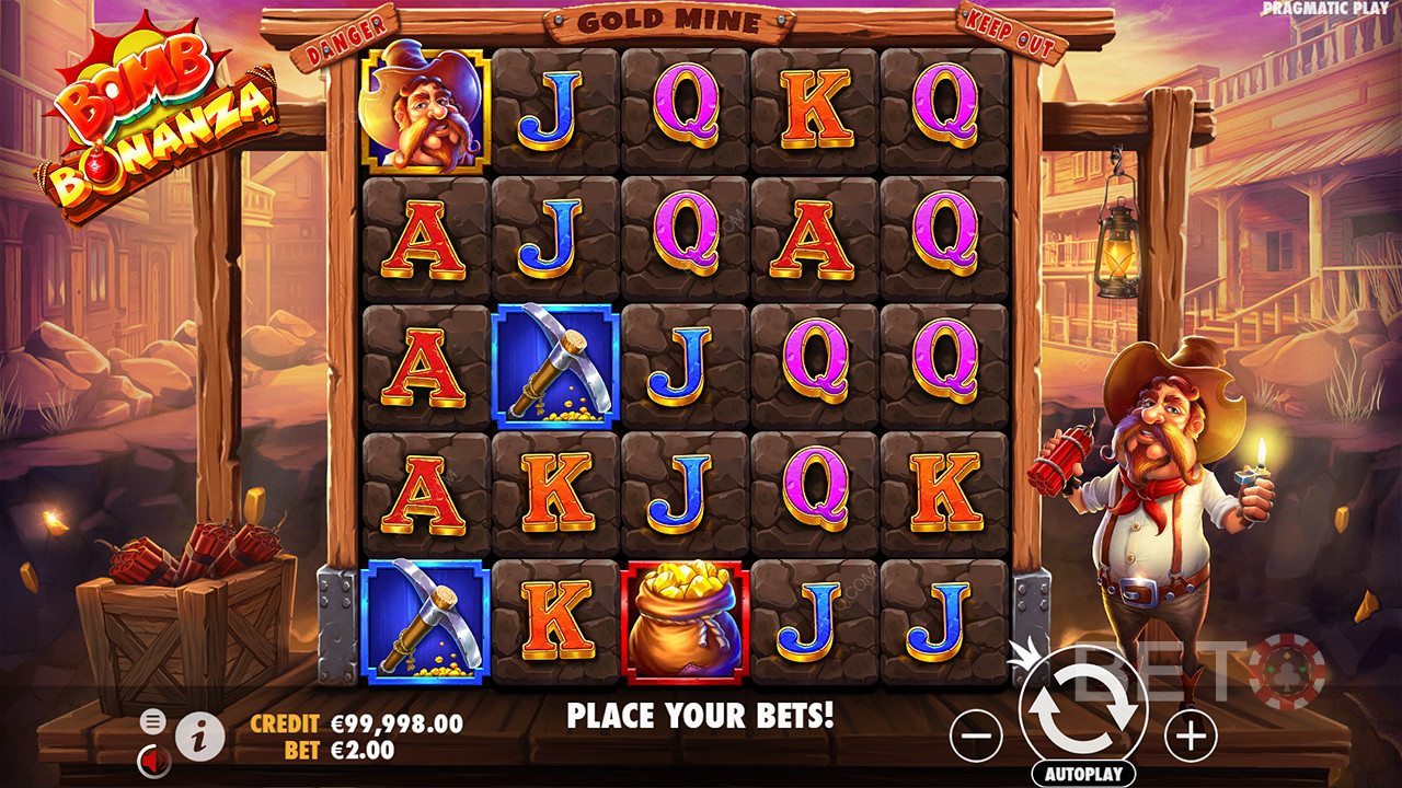 Crikey! Explosive wins await in the Bomb Bonanza pokie game