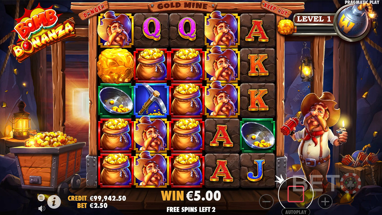 Snag Gold Nuggets in Bonus Rounds to Level Up Your Game