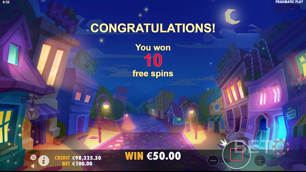 10 Free Spins up for grabs in the Bonus Round