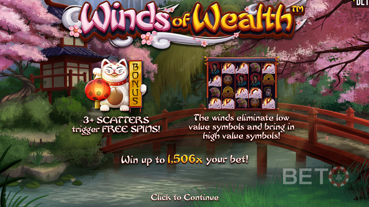 Snag a Top Payout of 1,506x Your Wager in Winds of Wealth Pokie