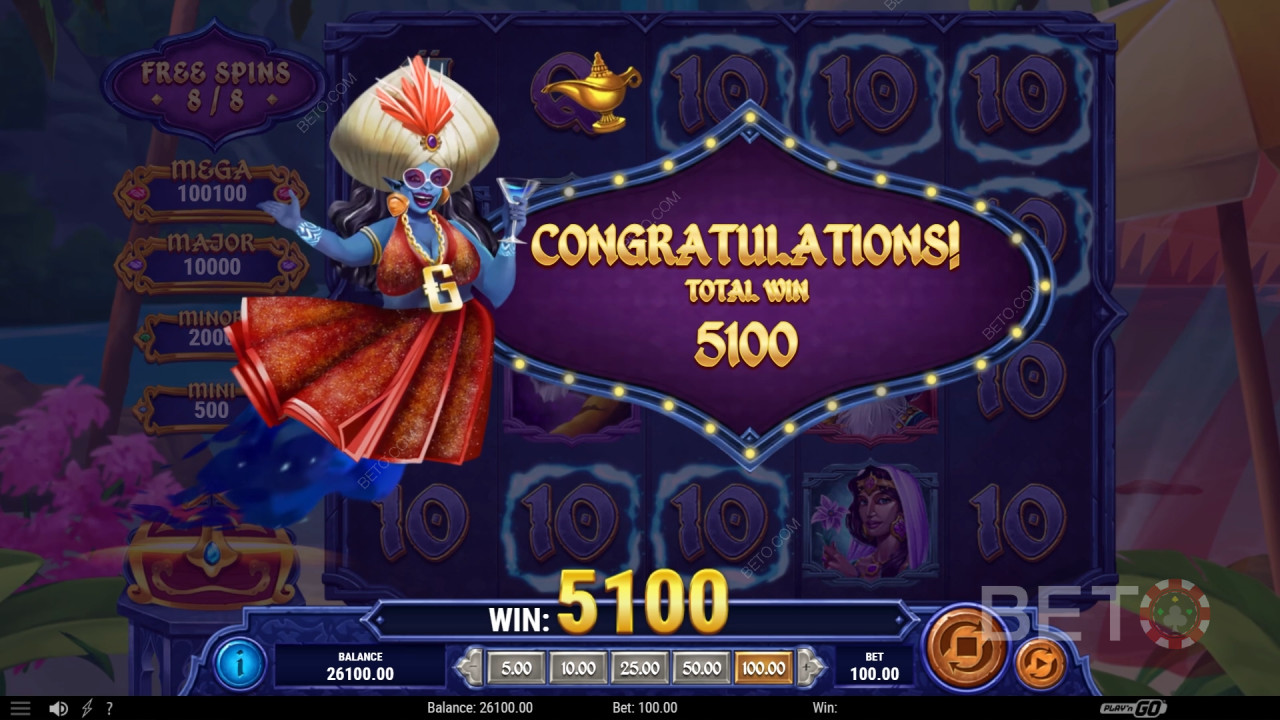 Bonus Features Explained in 1001 Mystery Genie Fortunes by Play