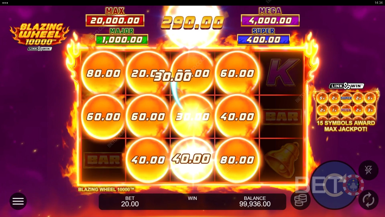 Blazing Wheel 10000 Review by BETO Pokies