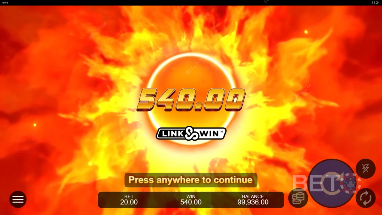 Win 10,000x Your bet in the Blazing Wheel 10000 Pokie Online!