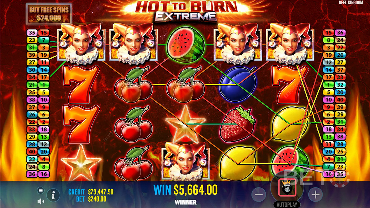 Spin now for a shot at bagging a top prize of 5,000x your total bet