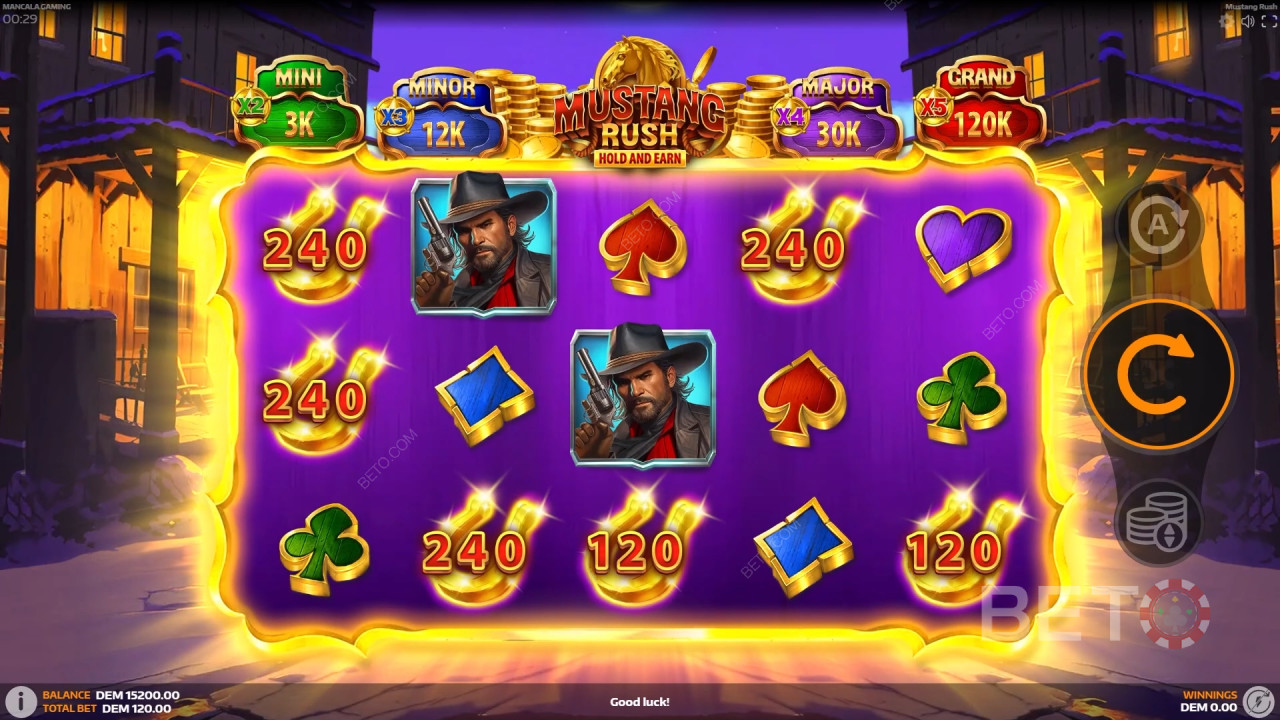 Mustang Rush Review by BETO Pokies