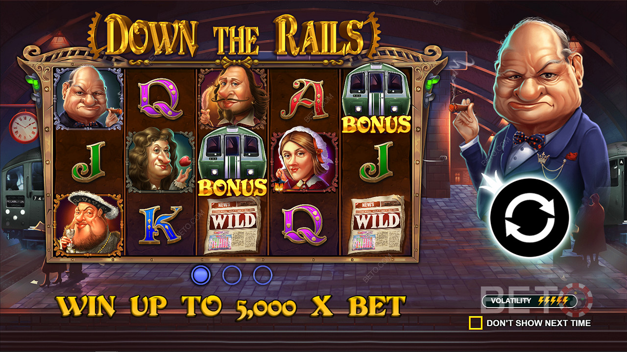 Hop aboard for a ripper ride through the Victorian Era in this new pokie